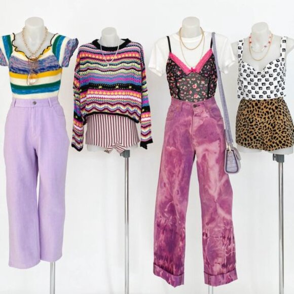 VRG GRL A New Direction Knit in Pink Multi - Picture 7 of 7